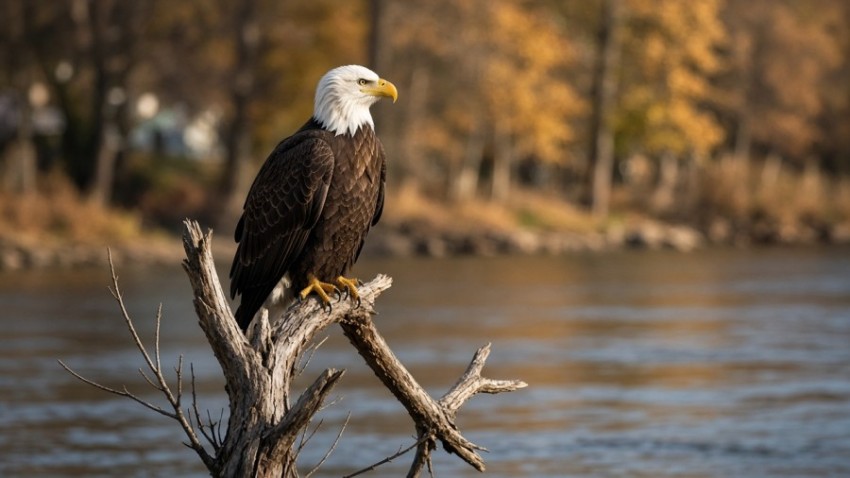 Eagle on the River
